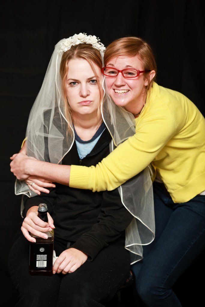 Colleen A. Madden, left, and Casey Turner in "Tigers Be Still."