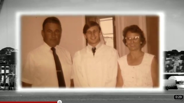 This image is from an ad for Portland mayoral candidate Michael Brennan in which he refers to his parents.
