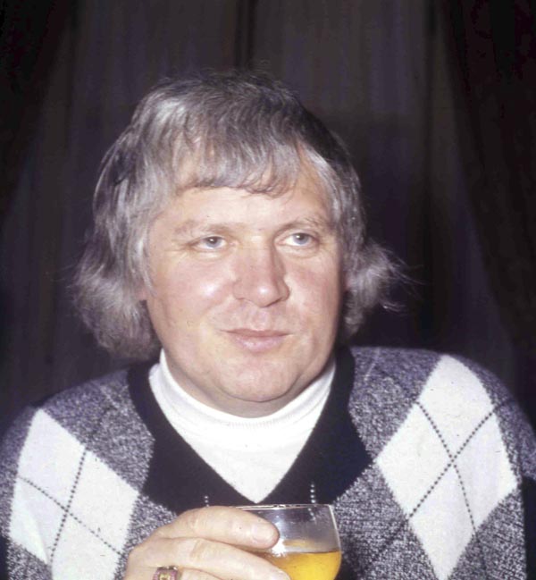 Film director Ken Russell at a reception for the premiere of "The Boy Friend."