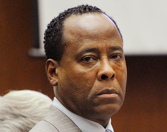 A Nov. 1, 2011, photo of Dr. Conrad Murray as he waits to leave the courtroom during the final stage of his defense in his involuntary manslaughter trial in the death of singer Michael Jackson.