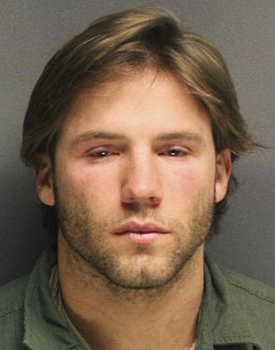 Julian Edelman, in a booking photo released today by the Suffolk County District Attorney's Office.