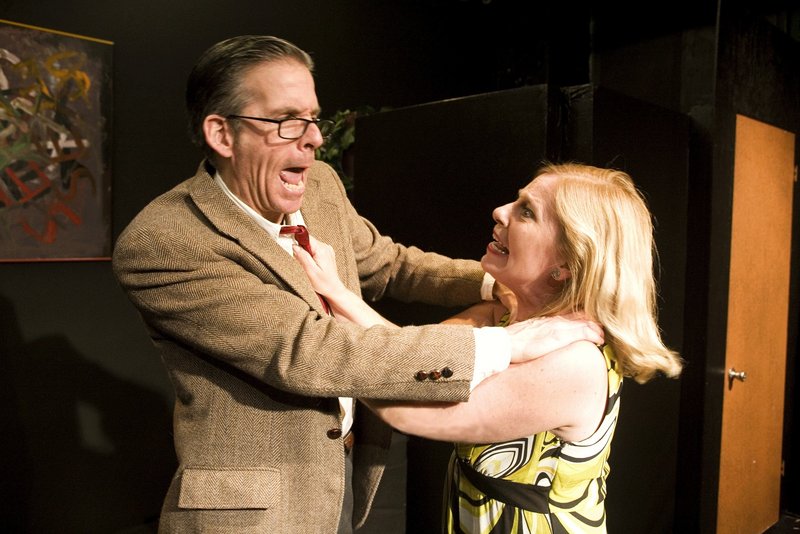 Things get ugly between George and Martha, played by Paul Haley and Kerry Rasor.
