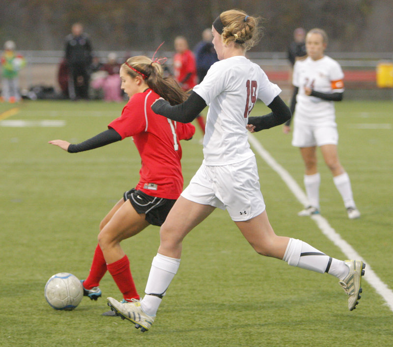 With Taylor Leborgne focusing on defense from her midfield position, the Red Storm have allowed just three goals in 10 games, and are one win away from a second straight Class A championship.