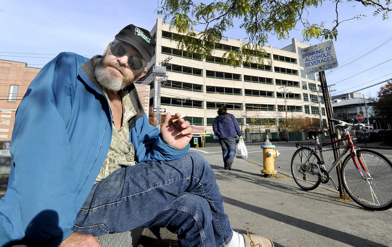John Chapman Jr. is homeless in Portland.