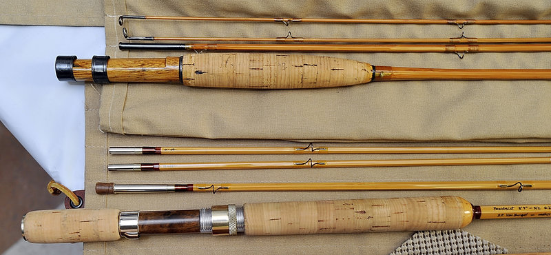 These handmade bamboo rods have a beauty all their own. It takes up to 40 hours to produce a beautiful and effective fishing tool.