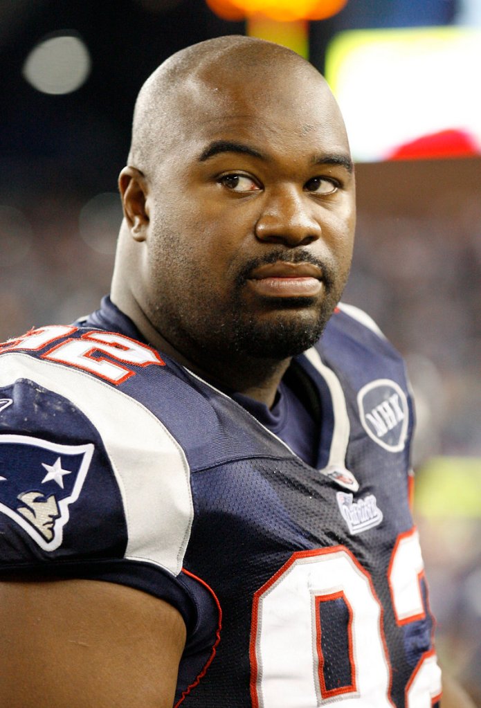 Albert Haynesworth, who didn’t play for most of the second half Sunday, was released Tuesday by the New England Patriots.