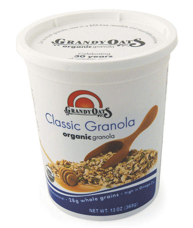 Maine-based Grandy Oats is praised in the "Cereal Crimes" report for its unwavering commitment to organic ingredients and its cost, which is lower than non-organic granola competitors.
