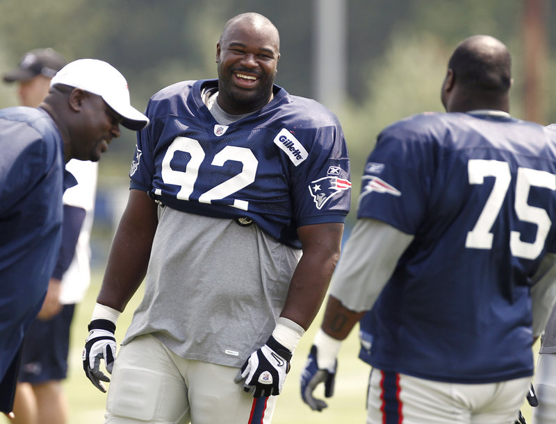 Albert Haynesworth was not out of work long. A day after being dumped by the Patriots, he was claimed off waivers by Tampa Bay, which lost Gerald McCoy for the season.