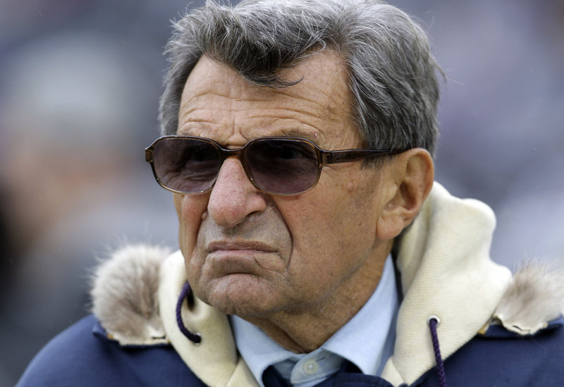 Penn State’s firing of football coach Joe Paterno means he won’t get to coach the team’s final home game Saturday. “Right now, I’m not the fooball coach. And I’ve got to get used to that,” he said.