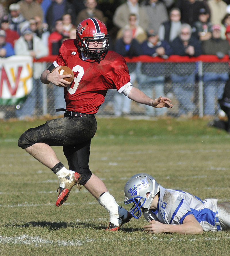 Senior quarterback Paul McDonough has averaged more than 20 yards per completion this season while leading Wells to the Class B state championship game.