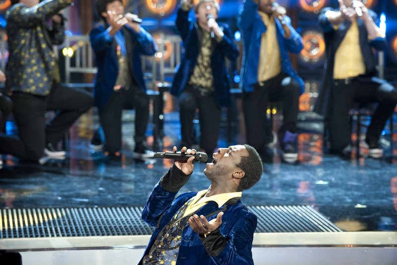 Portlander Michael Odokara-Okigbo performs with the Dartmouth Aires on NBC’s “The Sing-Off” last month. The group remained in contention after Monday night’s show.