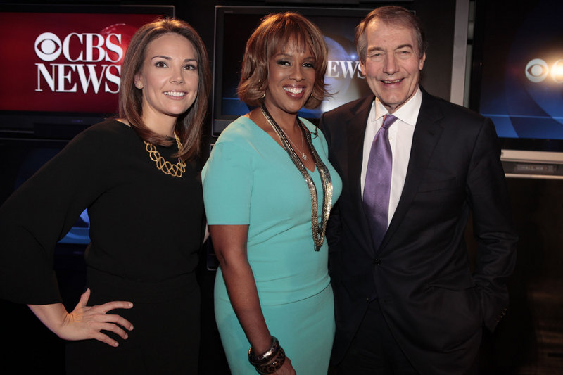 The hosts of the new CBS morning show are, from left, Erica Hill, Gayle King and Charlie Rose. The network said Tuesday the show will change its name, but didn’t announce a new one. The new show premieres Jan. 9.
