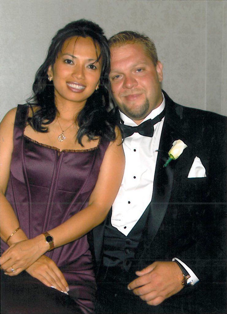 Jason Whitaker and his wife, Christina, are pictured in 2005.