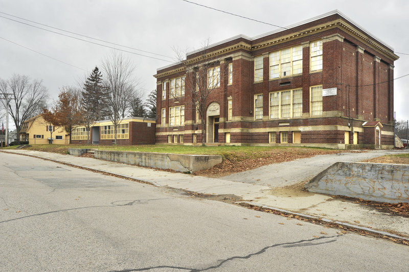 (FILE) A November 2011 photograph of the Reed School building on Homestead Avenue, when it was still in use as the Portland School Department's central kitchen. 