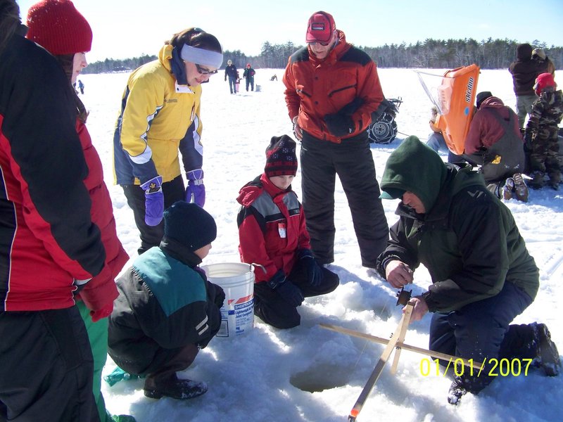 Connecting Maine youth to the outdoors, including ice fishing, will become one of the priorities for SAM under its new executive director, David Trahan.