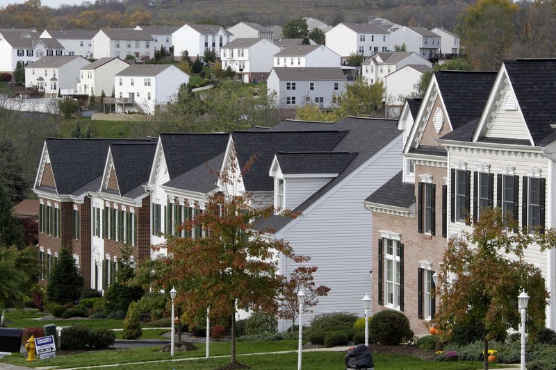 Builders broke ground on a seasonally adjusted annual rate of 628,000 homes last month. That’s barely half the pace that economists equate with a healthy housing market. This new development is in Canonsburg, Pa.