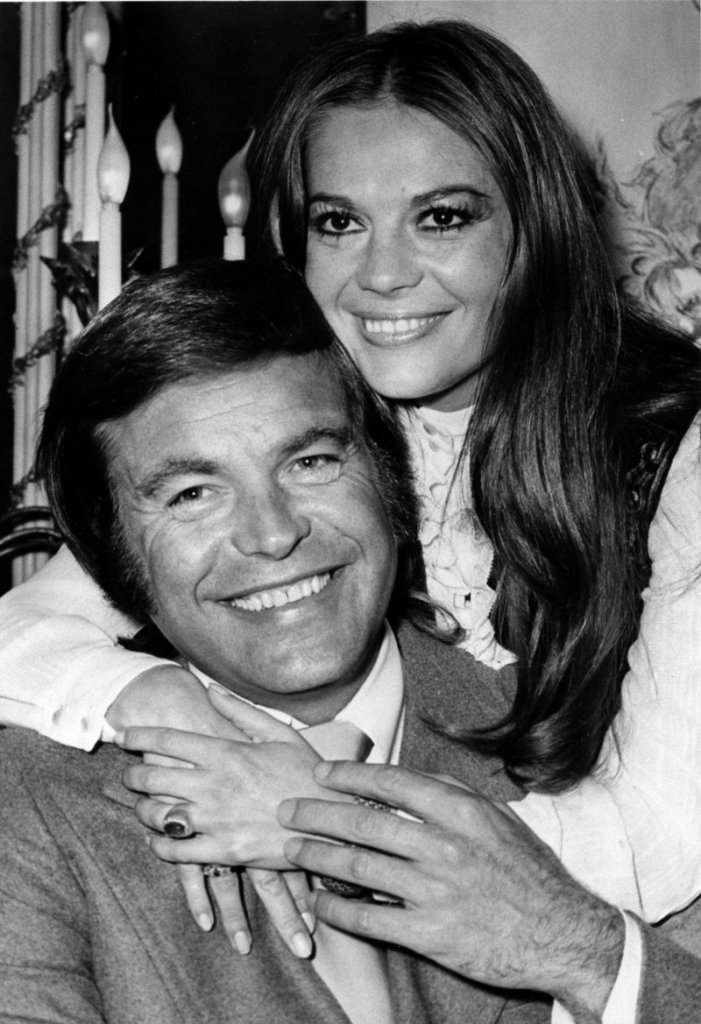 Actor Robert Wagner and actress Natalie Wood pose at the Dorchester Hotel in London in this 1972 file photo.