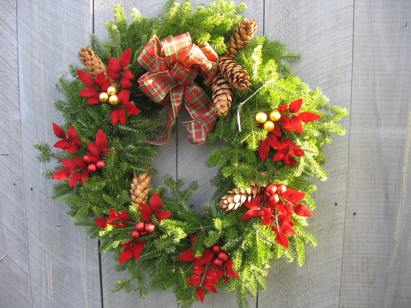 Evergreen cones can be saved to add to wreaths and other decorations.