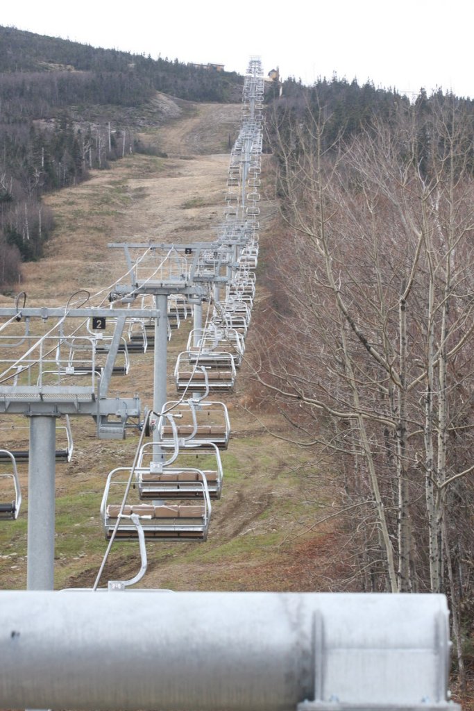 The new Skyline lift at Sugarloaf replaces the Spillway, which fell last winter.