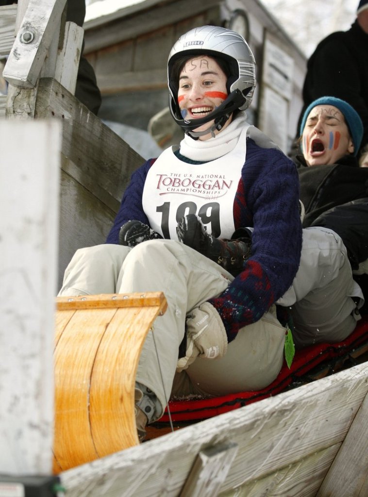 The U.S. Toboggan National Championships will be held again at the Camden Snow Bowl in February.