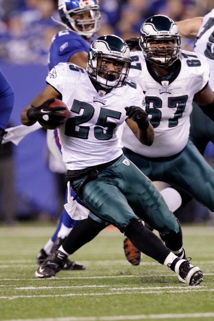 Philadelphia Eagles running back LeSean McCoy (25) is the lone running back in the league this year to have already gained more than 1,000 yards.