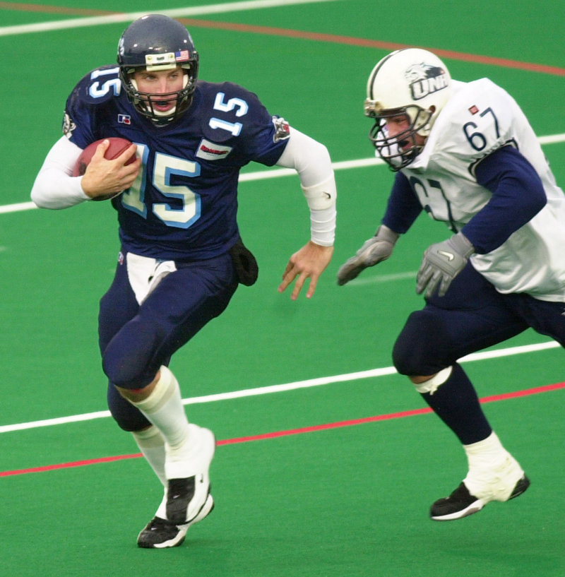 Jon Meczywor got the start at QB for Maine when it beat New Hampshire to end the 2002 regular season, then directed the Black Bears to a comeback victory at Appalachian State in the NCAA playoffs.