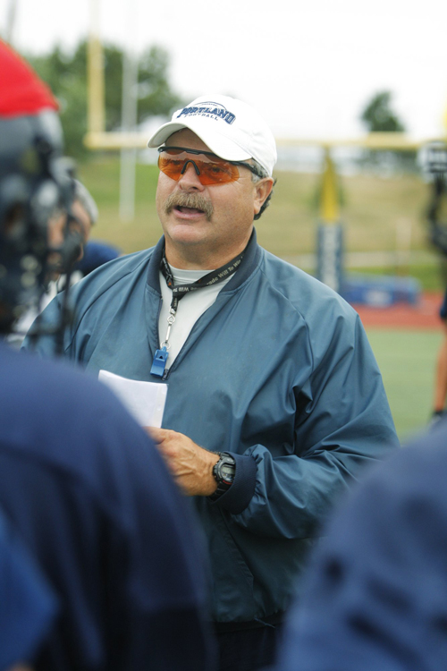 Former Portland High School football coach Mike Bailey in an August 2010 photo.
