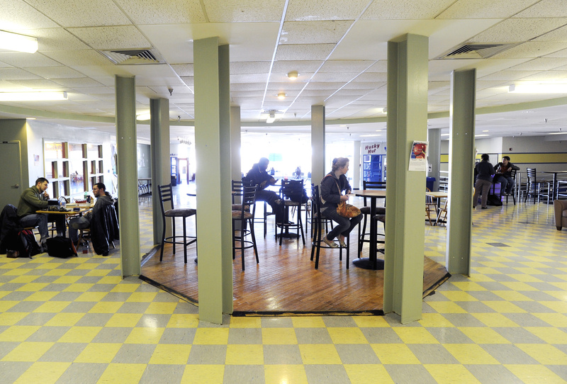 Students eat and read at the University of Southern Maine’s Gorham campus. “USM is a great school in an exciting part of the state,” one reader says.