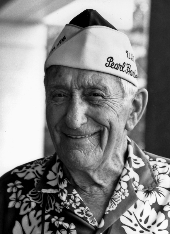 Pearl Harbor survivor Lee Soucy, in an undated National Park Service photo. His ashes are being interred on the USS Utah, which lost nearly 60 men when it sank on Dec. 7, 1941.