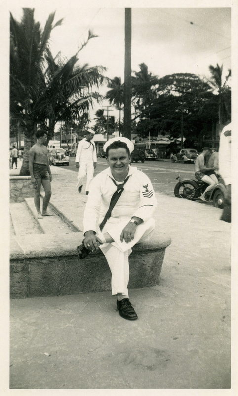 Pearl Harbor survivor Vernon Olsen, in an undated photo provided by the National Park Service. Olsen’s ashes will be interred on the USS Arizona in Pearl Harbor this week in accordance with his wishes.