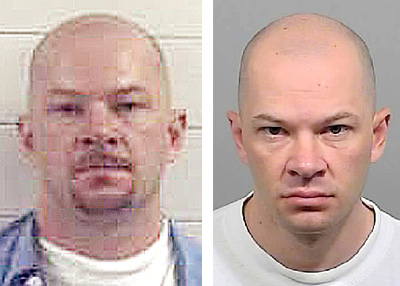David Hobson, in photos provided by the Maine State Police, left, and by the Cumberland County Sheriff's Department, right. The photo on the right was taken in July 2011.
