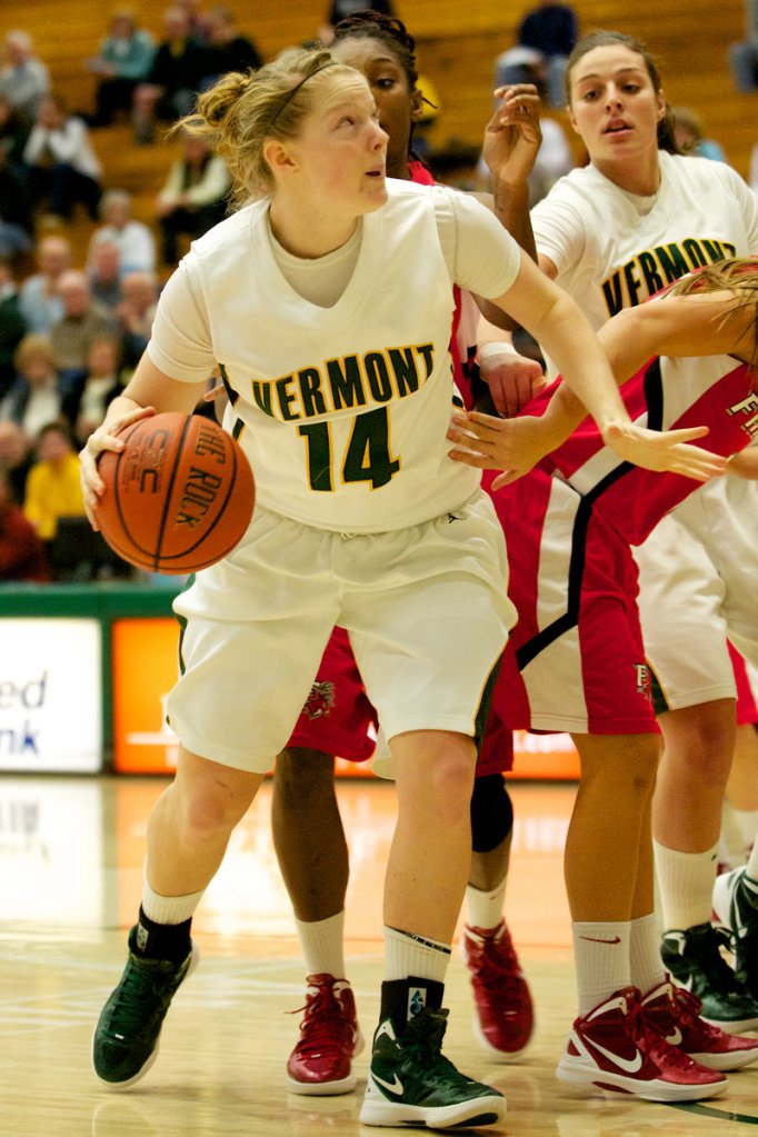 Nicole Taylor of York is averaging 8.1 points and 7.5 rebounds through her first eight games at the University of Vermont, and has already earned America East Rookie of the Week honors.