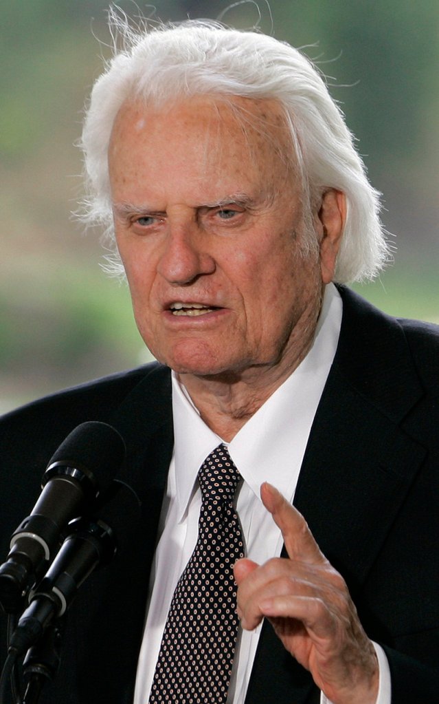 The Rev. Billy Graham was released from the hospital Tuesday after being treated for pneumonia.
