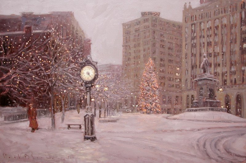 New paintings by Paul Black are exhibited at Fore Street Gallery in Portland through Jan. 7.