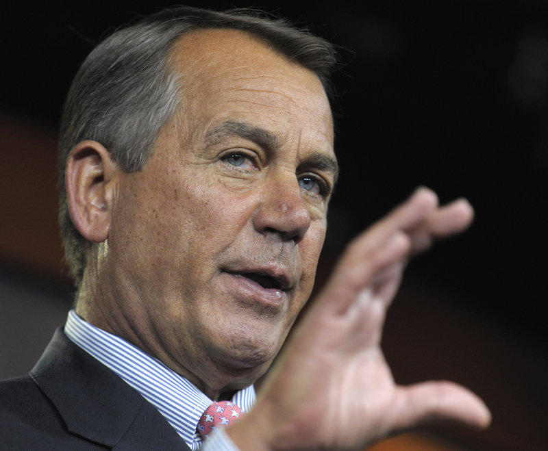 House Speaker John Boehner said the bill does not include everything either side wanted, but would be a win for the American people.
