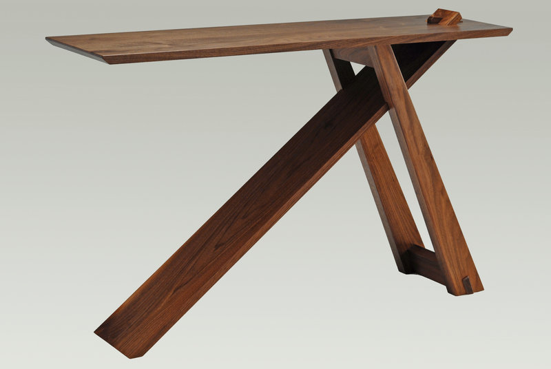 Wedge table by Eban Blaney
