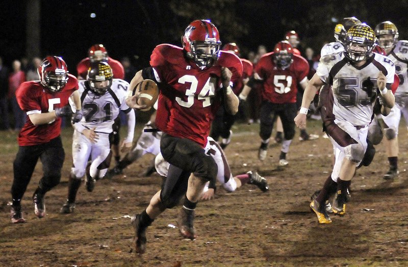 When he wasn’t bringing down opponents as perhaps the state’s top linebacker for Wells, Louis DiTomasso, the football player of the year, was churning out yardage as the fullback.