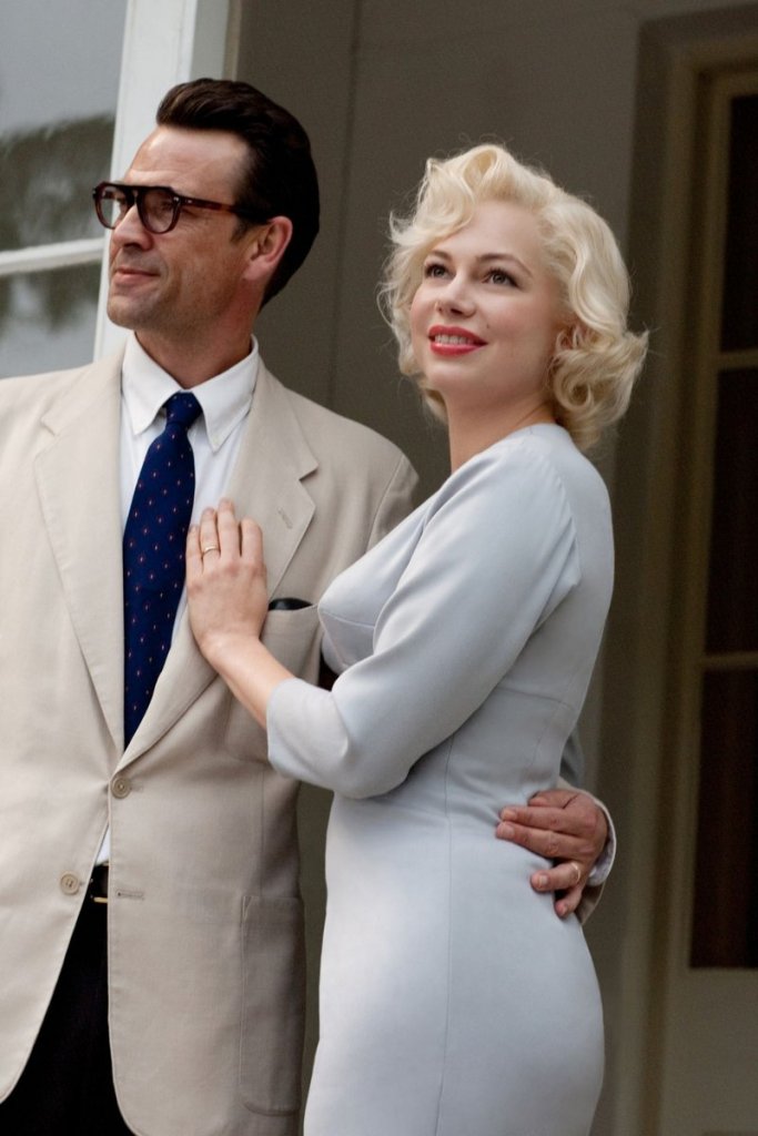 Michelle Williams with Dougray Scott in a scene from “My Week With Marilyn.”
