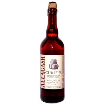 Allagash Curieux, with 11 percent alcohol, is aged in bourbon barrels.