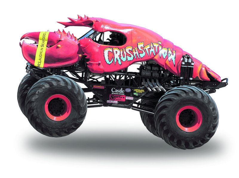 At 11,000 pounds, 20 feet long and 13 feet tall, the Crushstation is indeed a monster truck.