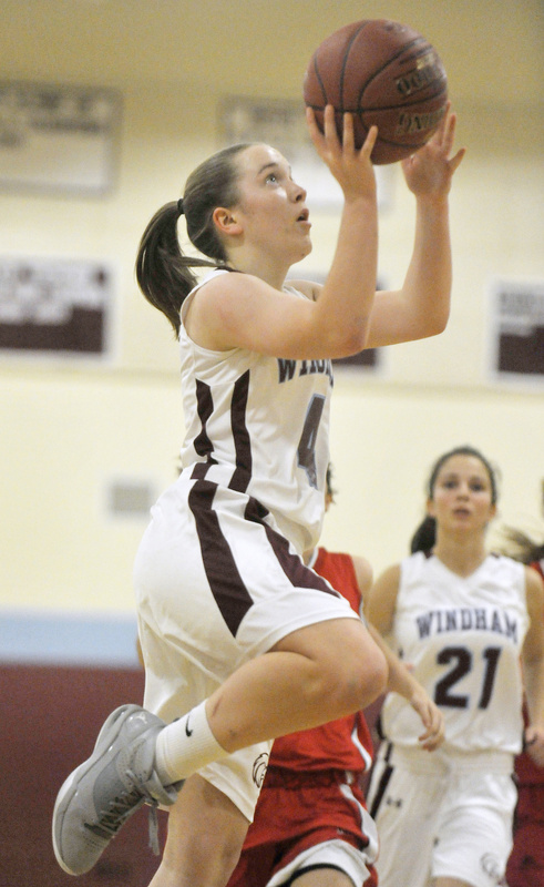 Meghan Gribbin of Windham passed on playing soccer this season to concentrate on basketball. And concentration on the court is a definite strength.