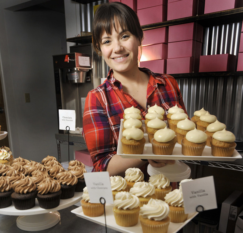 Alysia Zoidis, owner of East End Cupcakes in Portland, made it to the finals on TV’s “Cupcake Wars.”