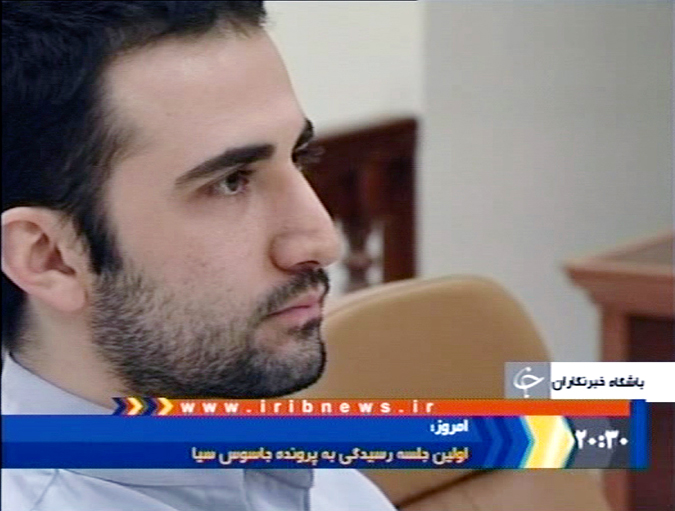 A Dec. 27, 2011, photo of a video frame grab image made from the Iranian broadcaster IRIB TV, shows U.S. citizen Amir Mirzaei Hekmati, accused by Iran of spying for the CIA, in Tehran's revolutionary court, in Iran. An Iranian court has convicted an American man of working for the CIA and sentenced him to death, state radio reported today.