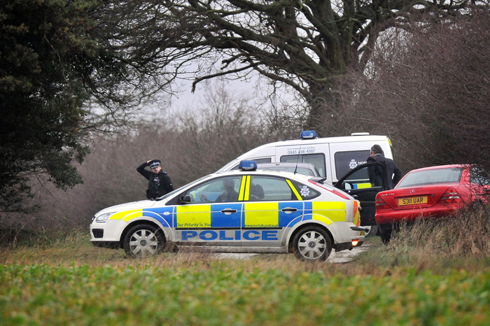 Police are at the scene today following the discovery of human remains on Queen Elizabeth's Sandringham estate.