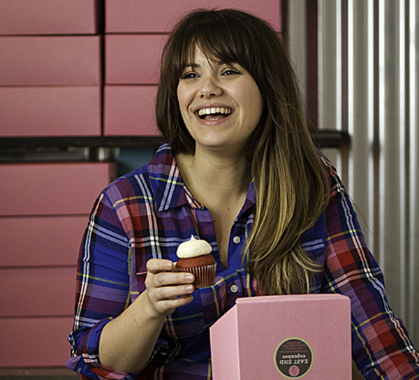 Alysia Zoidis, owner of East End Cupcakes in Portland.