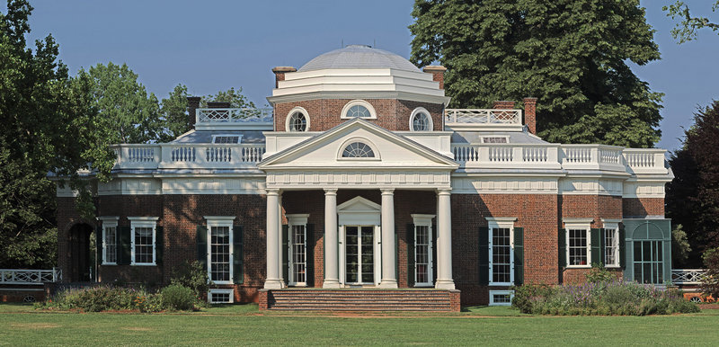 Monticello, the home of Thomas Jefferson. Several new projects launching this winter will shed light on the slaves who lived and worked there.