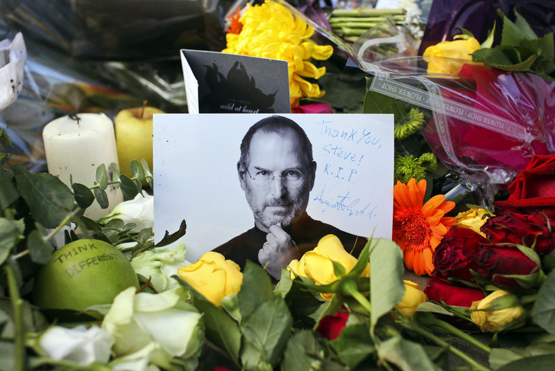 ... the death of American innovator Steve Jobs ...