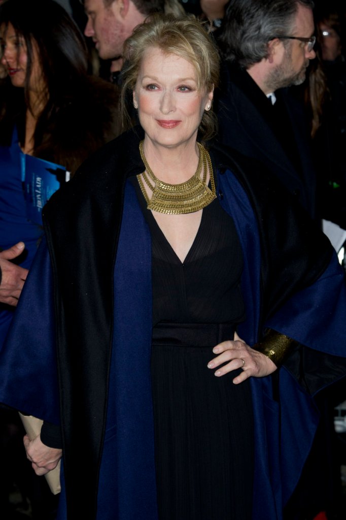 Actress Meryl Streep arrives in central London for the European premiere of “The Iron Lady,” in which she portrays former Prime Minister Margaret Thatcher.