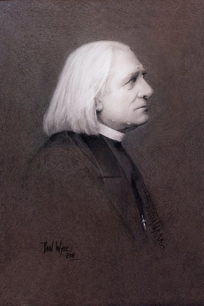 Wyse's portrait of the composer Franz Liszt.