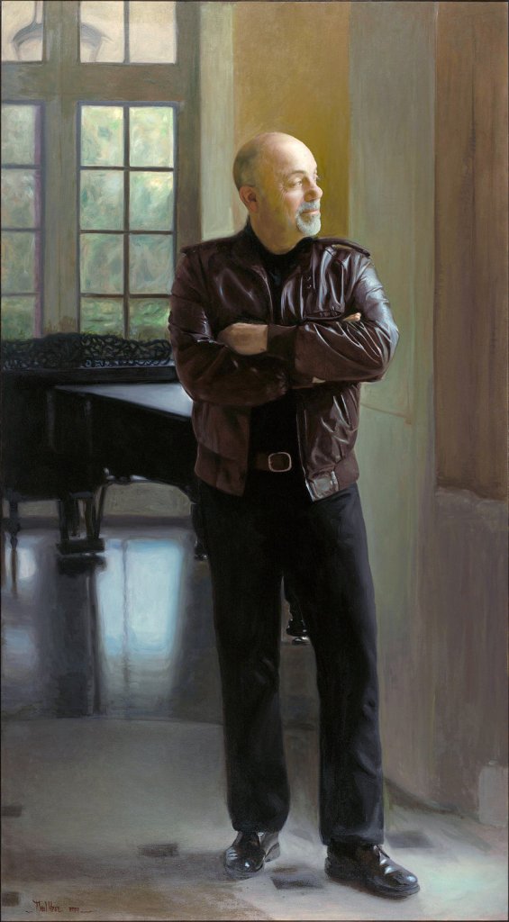 Wyse's portrait of musician Billy Joel.